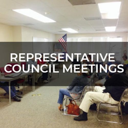 Representative Council Meetings