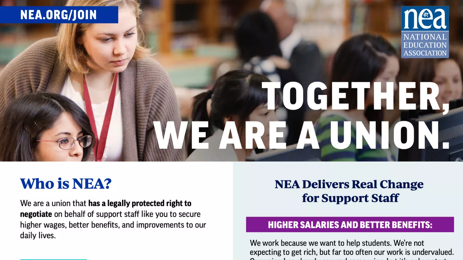 An ESP leave behind flyer preview