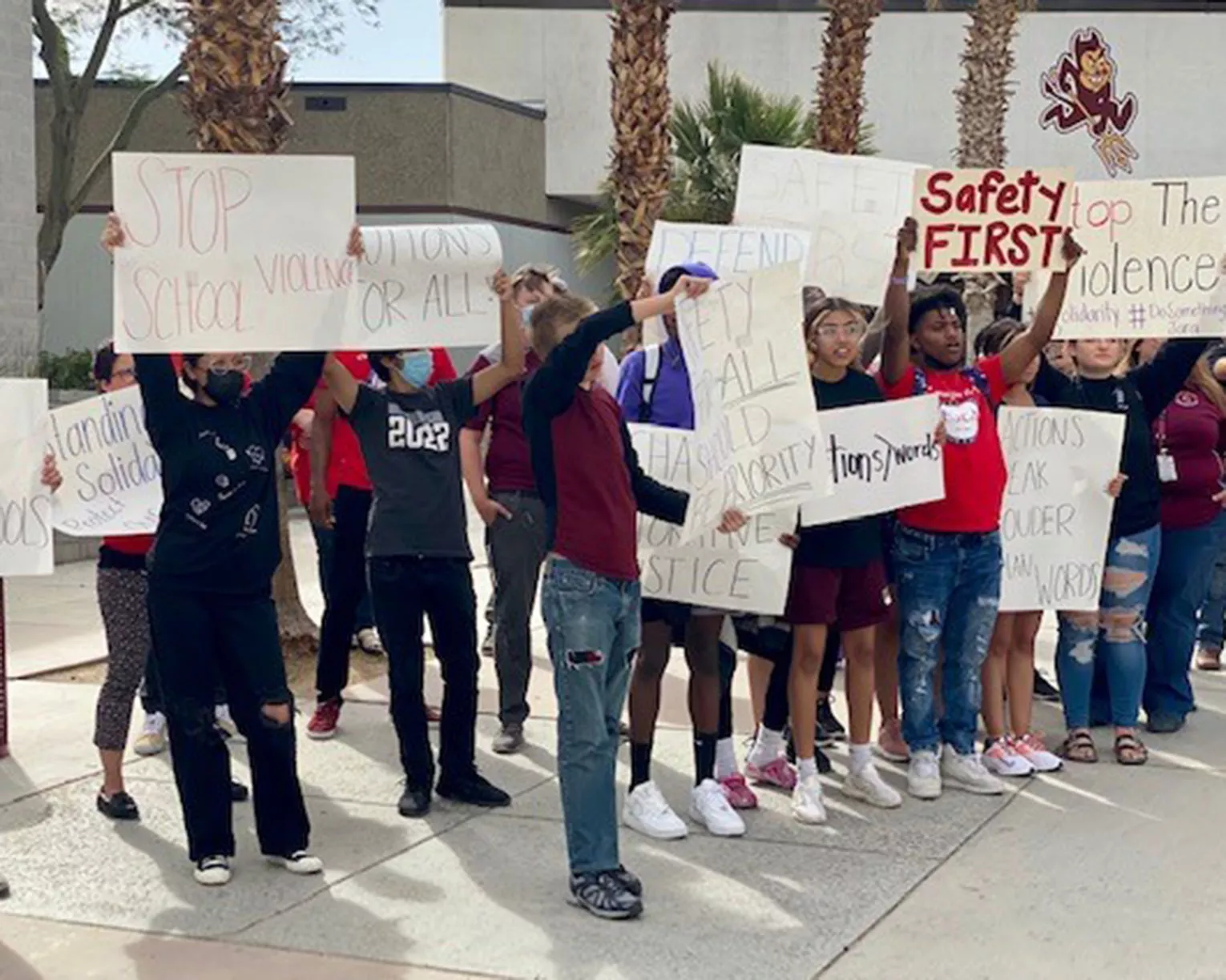 ESEA members rally for safety