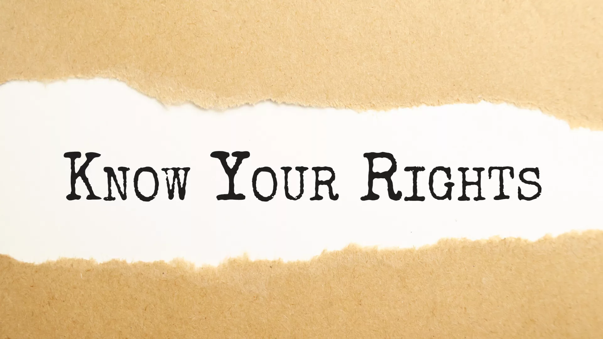 know your rights