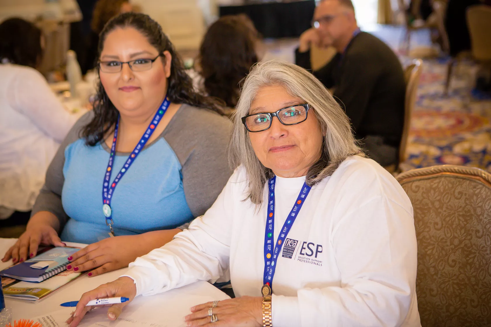 NEA ESPs smile at camera