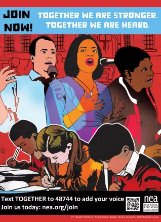 Join now! Together we are stronger. Together we are heard. Text TOGETHER to 48744 to add your voice.