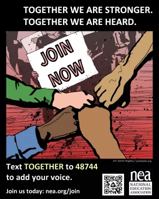 Together we are stronger. Together we are heard. Text TOGETHER to 48744 to add your voice.