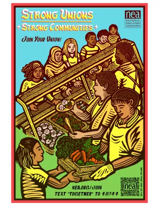 Strong unions = strong communities! Download our poster and text TOGETEHR to 48744 today.